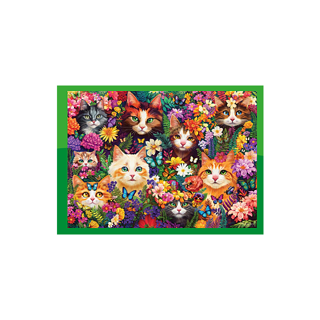 Cobble Hill Jigsaw Blooming Whiskers 1000 Piece