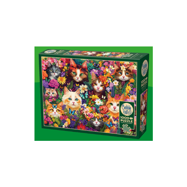Cobble Hill Jigsaw Blooming Whiskers 1000 Piece