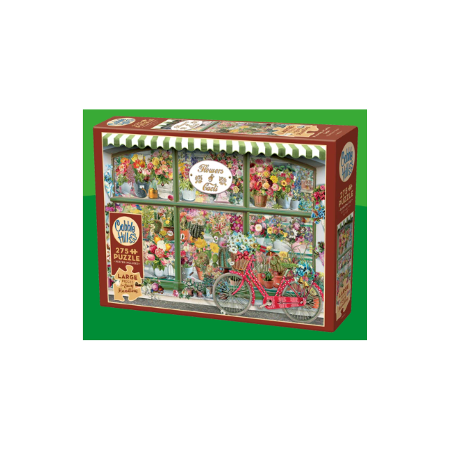 Cobble Hill Jigsaw Flowers + Cacti Shop 275 Piece