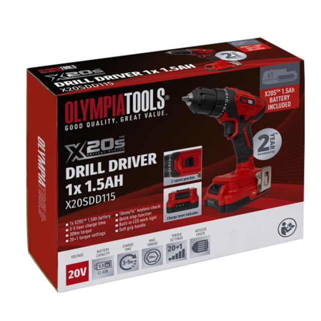 Olympia 20V X20S Drill Driver