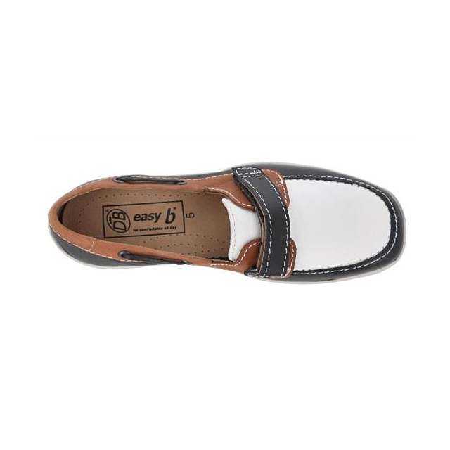 DB Shoes Fiddle - Navy/White/Tan 