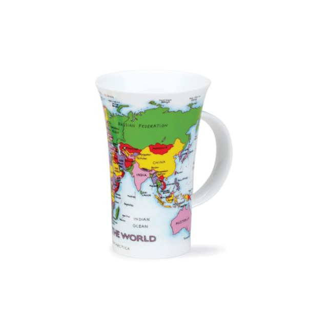 Dunoon Glen 'Map of the World' Mug