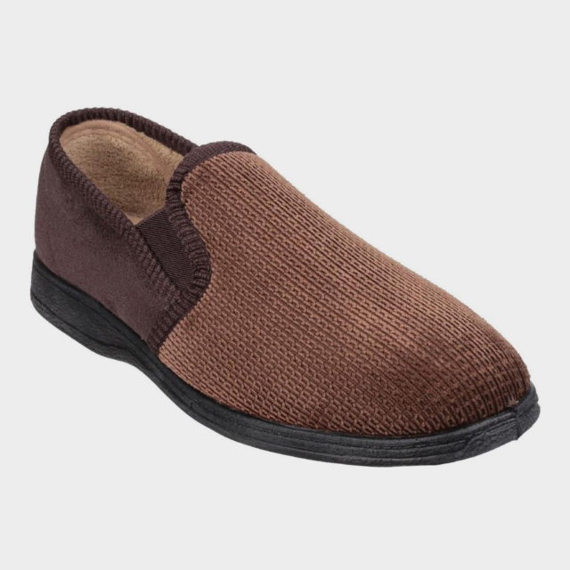 Fleet & Foster Tim Men's Brown Slippers 