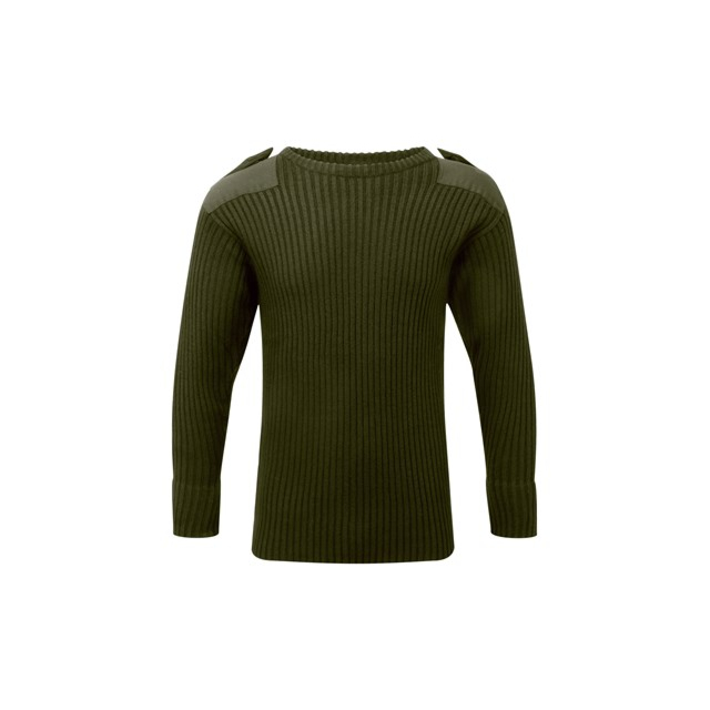 Fort Crew Neck Combat Sweater Olive