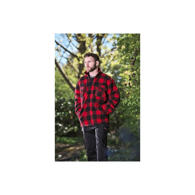 Fort Portman Shacket - Red 