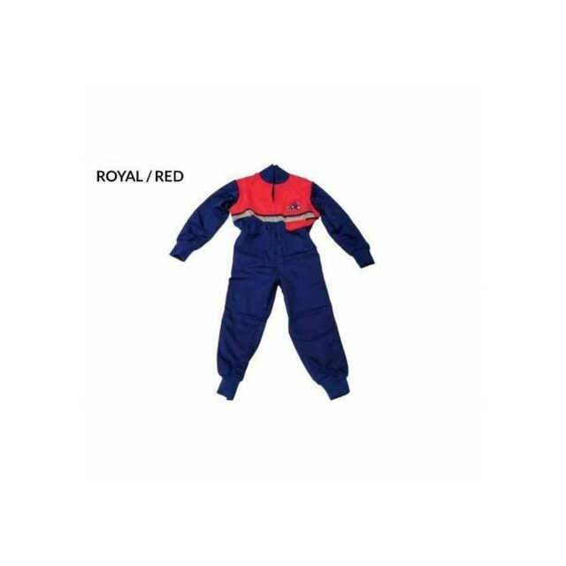 Junior Boilersuit Royal/Red 