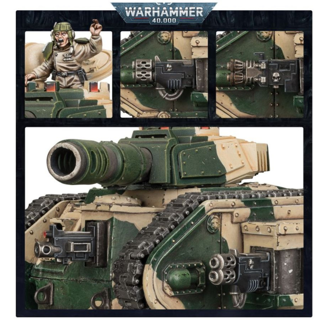 Games Workshop Warhammer 40000 -Astra Militarum- Lemam Russ Battle Tank 47-06