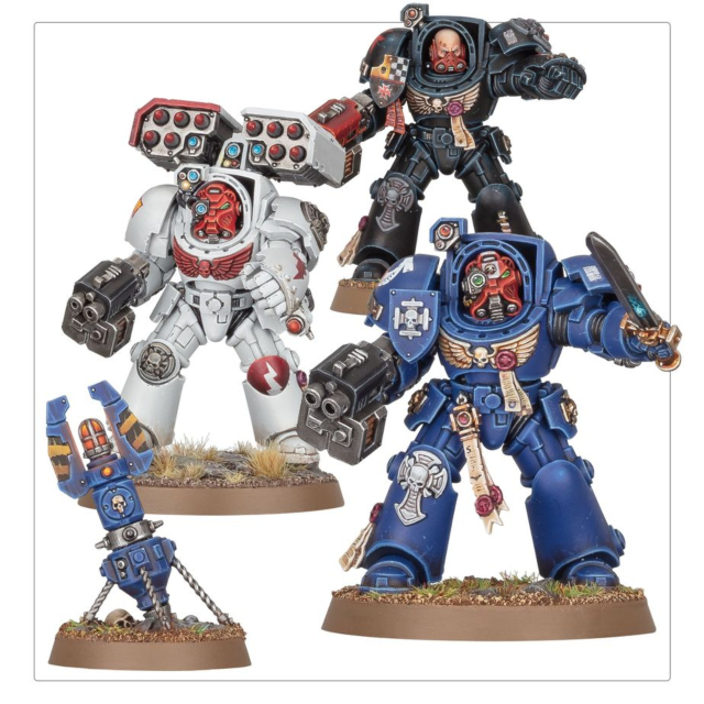 Games Workshop Warhammer 40000-Spacemarines-Terminator Squad 48-90