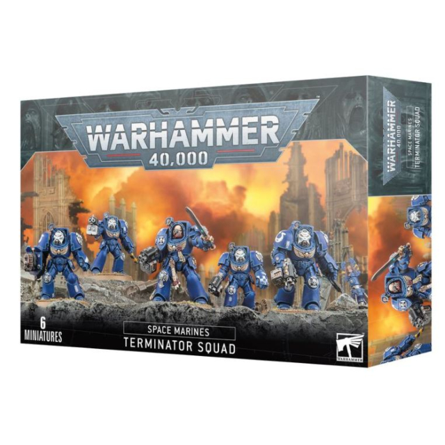 Games Workshop Warhammer 40000-Spacemarines-Terminator Squad 48-90