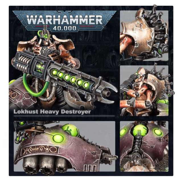 Games Workshop Warhammer 40000 Necrons-Lokhust Heavy Destroyer 49-28