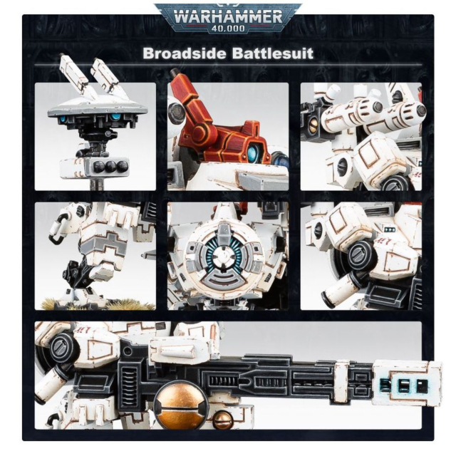 Games Workshop Warhammer 40000-Tau Empire- XV88 Broadside Battlesuit 56-15