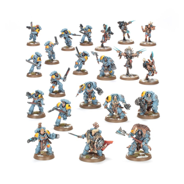 Games Workshop Warhammer 40000-Spacemarines-Space Wolves Combat Patrol 73-532