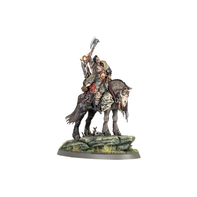 Games Workshop Age of Sigmar - Slaves to Darkness - Darkoath Chieftain on Warsteed