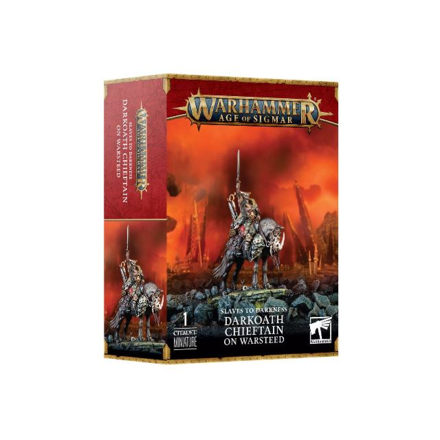 Games Workshop Age of Sigmar - Slaves to Darkness - Darkoath Chieftain on Warsteed