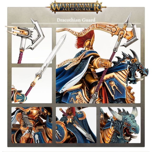 Games Workshop Warhammer Age of Sigmar-Stormcast Eternals-Dracothian Guard 96-24