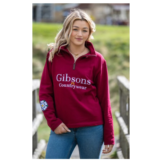 Ruby 1/4 Zip Pullover Burgundy 