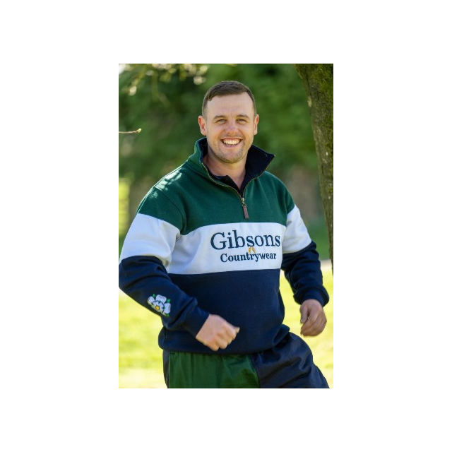 Gibsons Harlequin Shorts Green/Navy 