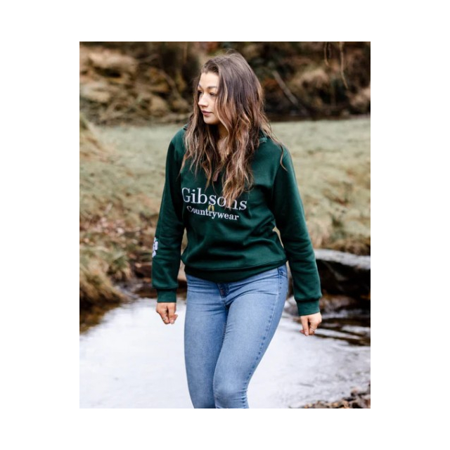 Gibson Kirby 1/4 Zip Sweatshirt Green 