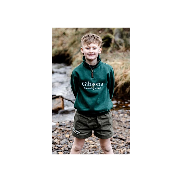 Gibsons Childrens Shorts Khaki