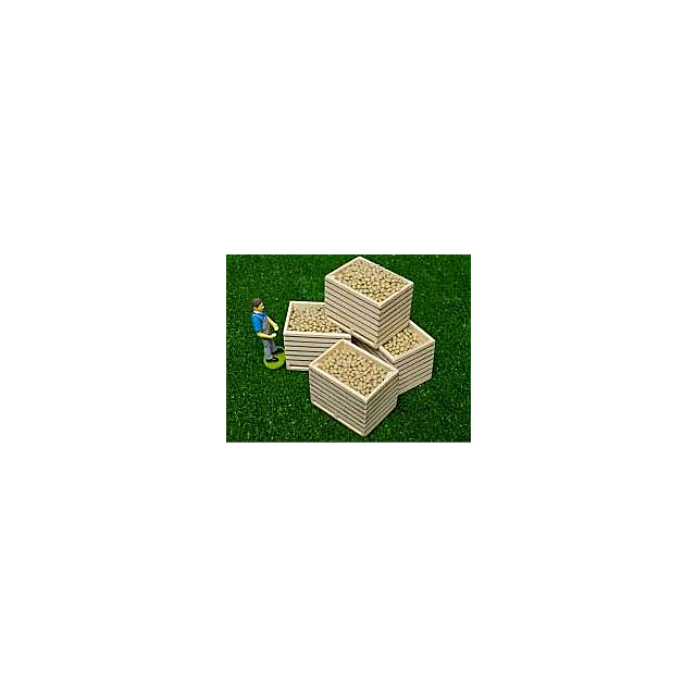 Globe Farming - Wooden Potato Box