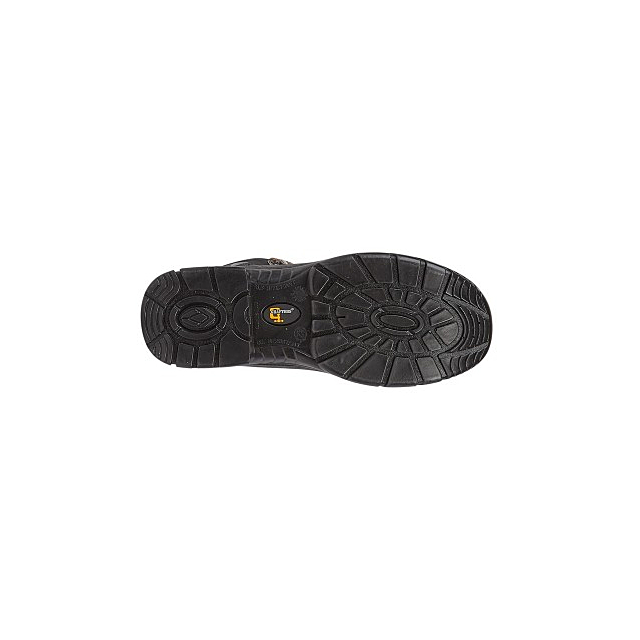 Grafters Wide Fit Safety Boot-Brown