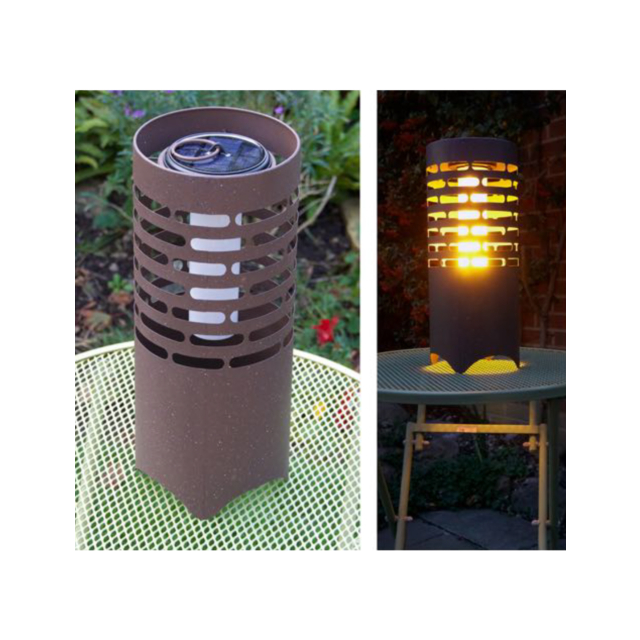 Greenkey Large Round Solar Flamelight