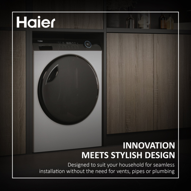 Haier HD90-A3959 9kg Heat Pump Tumble Dryer - White