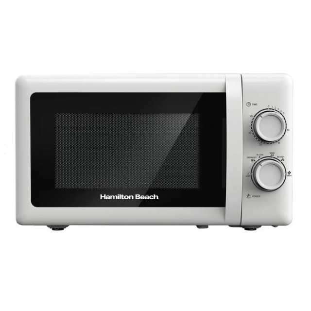 Hamilton Beach HBMX79SSW 20 Litre Manual Dial Microwave with Stainless Steel Interior