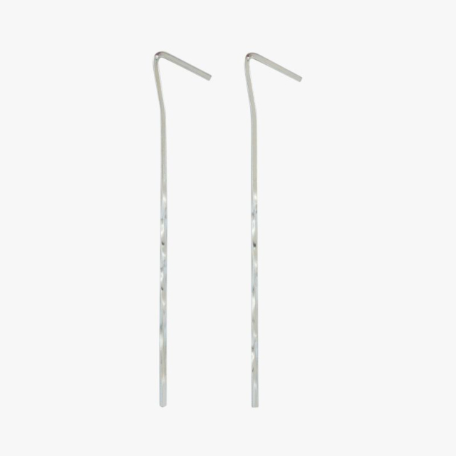 Highlander Twisted Steel Pegs 