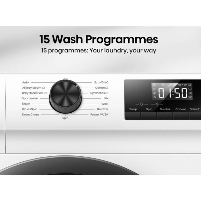 Hisense WF1Q7021BW 7kg 1200 Spin Washing Machine - White