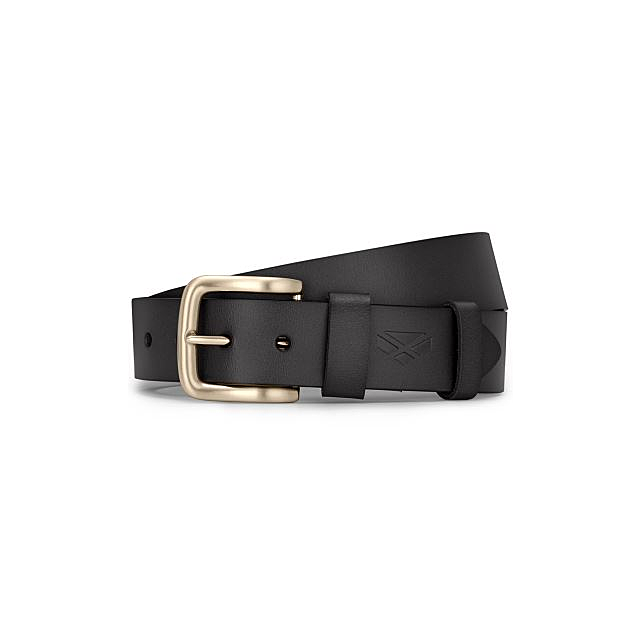 Hoggs Luxury Leather Belt - Black