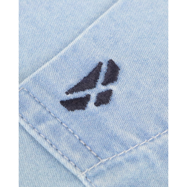 Hoggs Archerfield Denim Shirt - Light Blue 