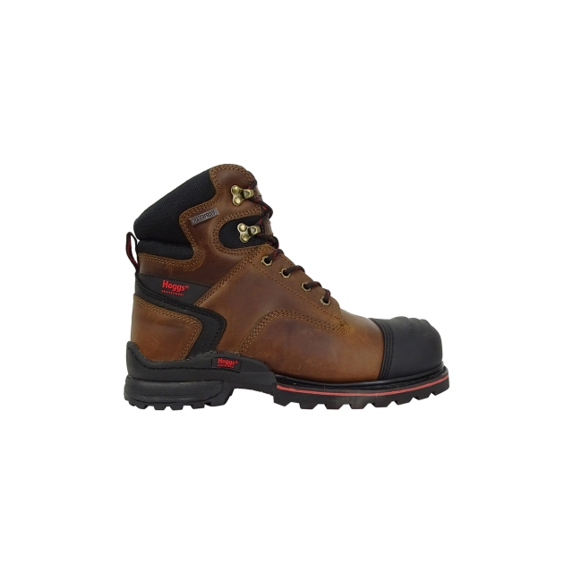 Hoggs Artemis Laceup Safety Boot Crazy Horse Brown