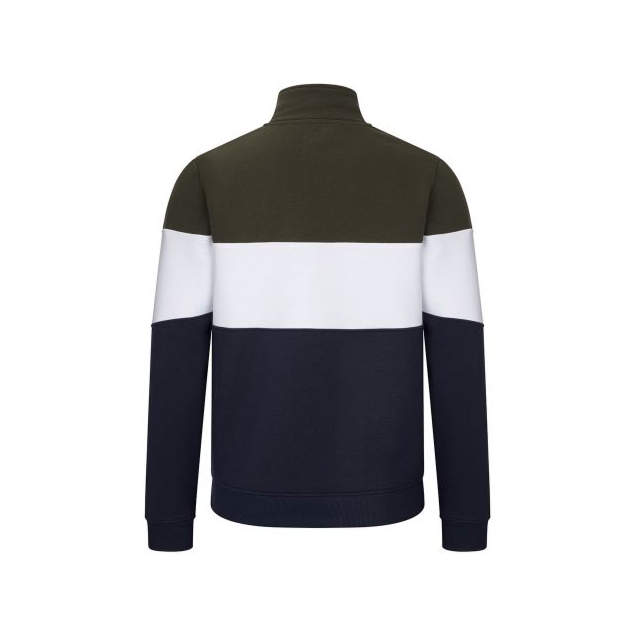 Hoggs Dumfries 1888 Gents 1/4 Zip - Forest/White/Navy 