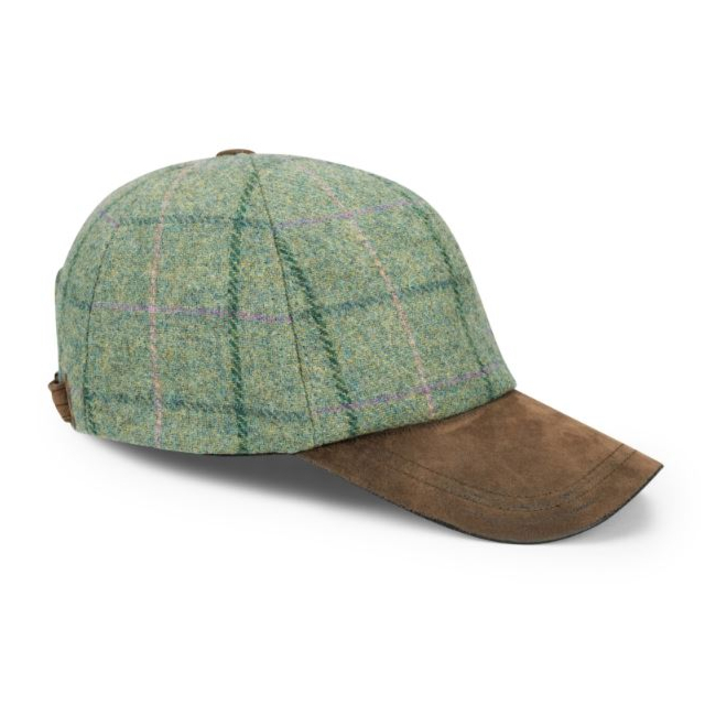 Hoggs Roslin Ladies Tweed Spring Bracken Baseball Cap 