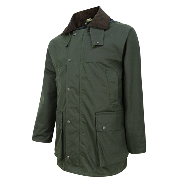 Hoggs Waxed Jacket Olive