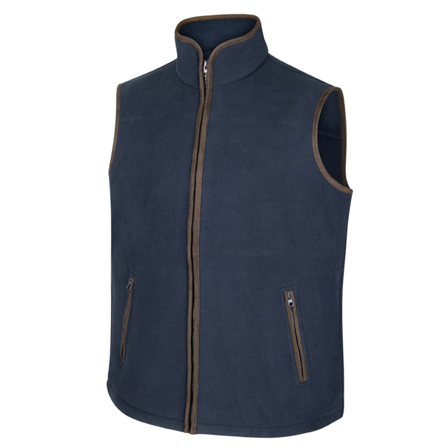 Hoggs Woodhall Fleece Gilet Navy