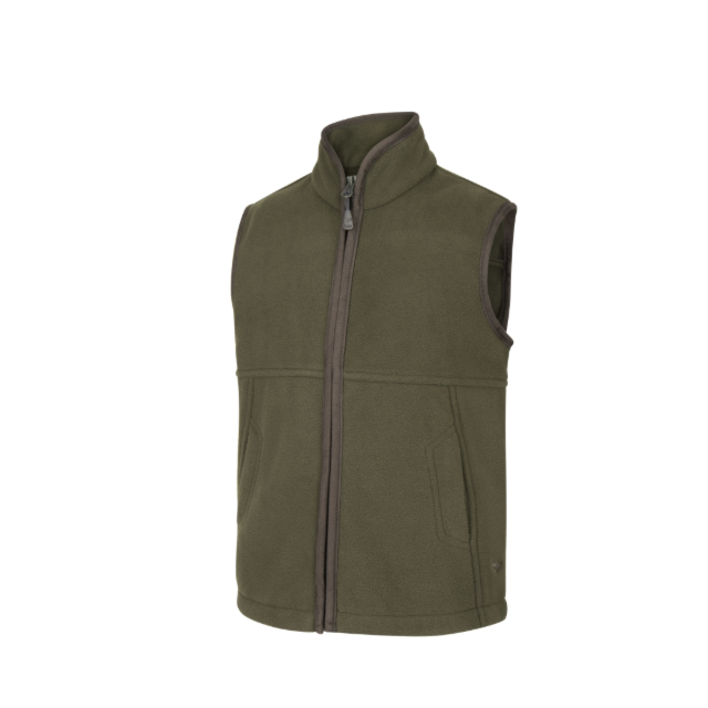 Woodhall Junior Fleece Gilet Green