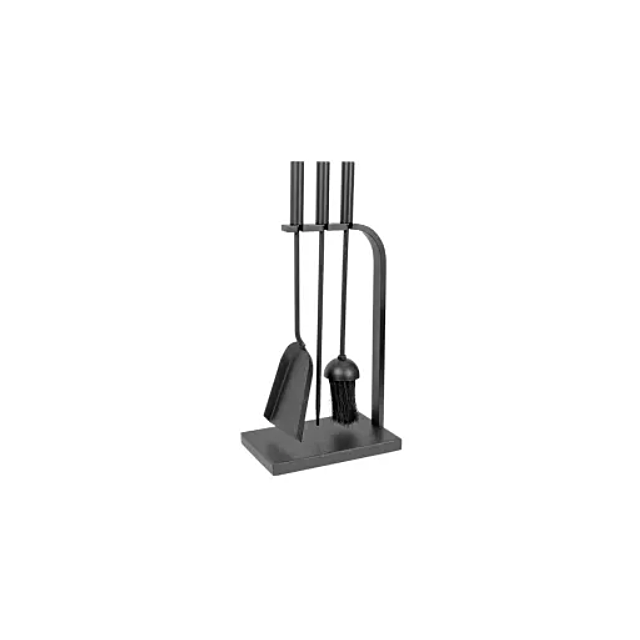 Home Fire 2741680 Trio Companion Set - Black