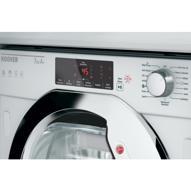 Hoover BHTDH7A1TCE-80 Integrated 7kg Heat Pump Tumble Dryer