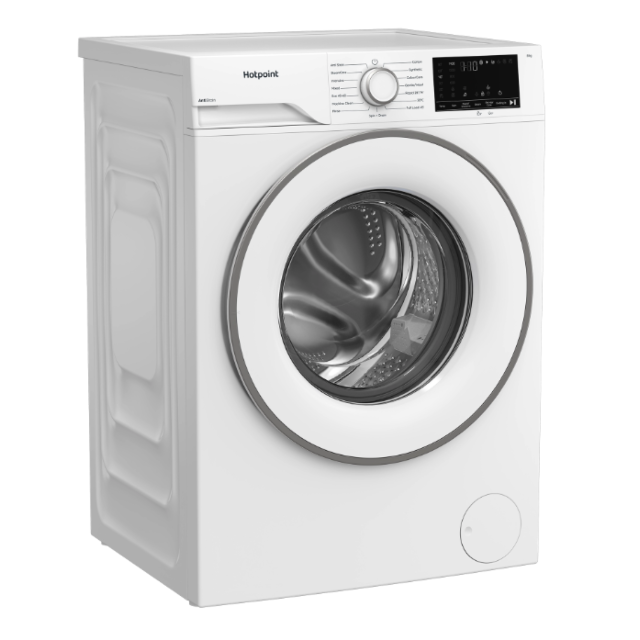 Hotpoint HEV841WUK 8kg 1400 Spin Washing Machine - White