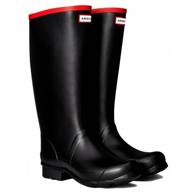 Hunter Argyll Full Knee Black 