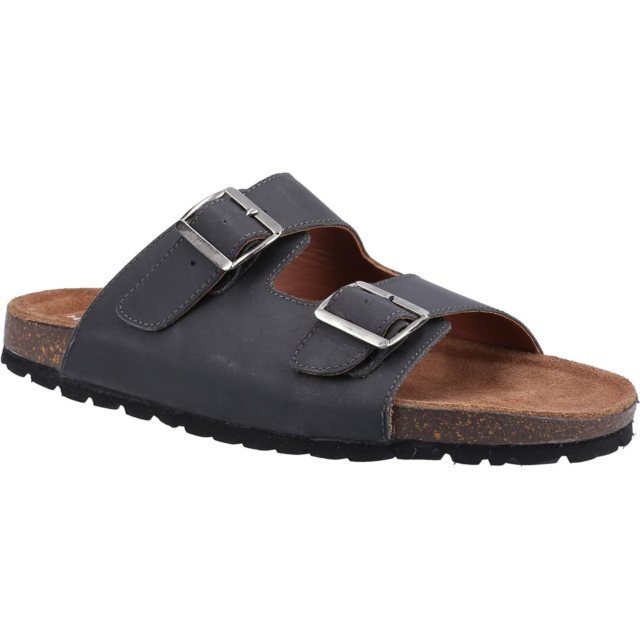 Hush Puppies Nash Slider - Black