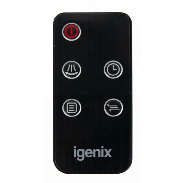 Igenix IGFD6035B Digital Tower Fan, 3 Speed, 35 Inch - Black