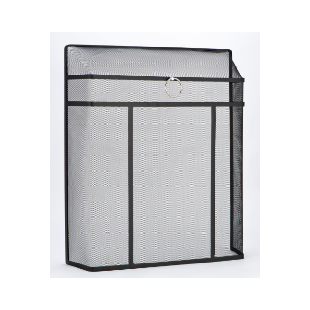Inglenook FIRE105 Large Heavy Spark Guard with Chrome Handle (H71cm x W62cm)