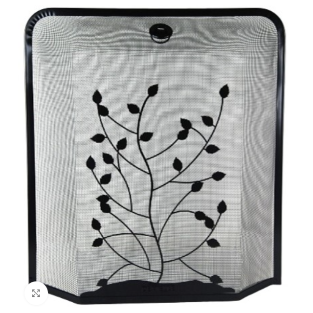 Inglenook FIRE10 Rectangular Spark Guard With Leaf Design (L61 X W54)