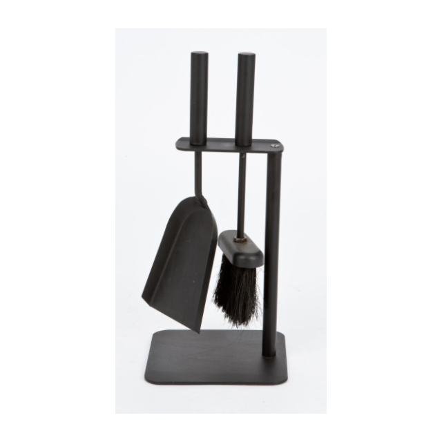 Inglenook FIRE152 2 Piece Hearth Set - Black
