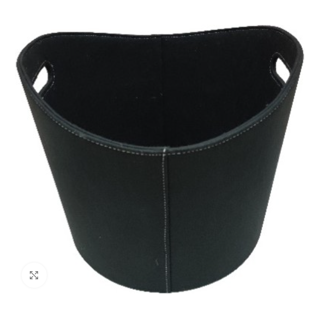 Inglenook FIRE15 Firewood Felt Basket - Black