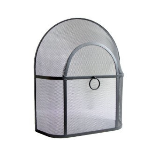 Inglenook FIRE60 Heavy Duty Round Spark Guard – Black