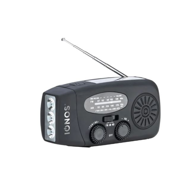 Ionos Almere Wind Up Portable Emergency Radio